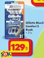 GİLLETTE BLUE3 COMFORT 3 BIÇAK 3'LÜ